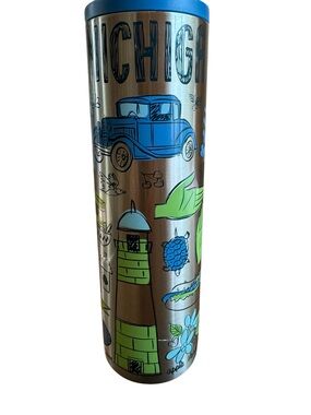 Starbucks "Been There Series" Michigan stainless steel tumbler 16oz